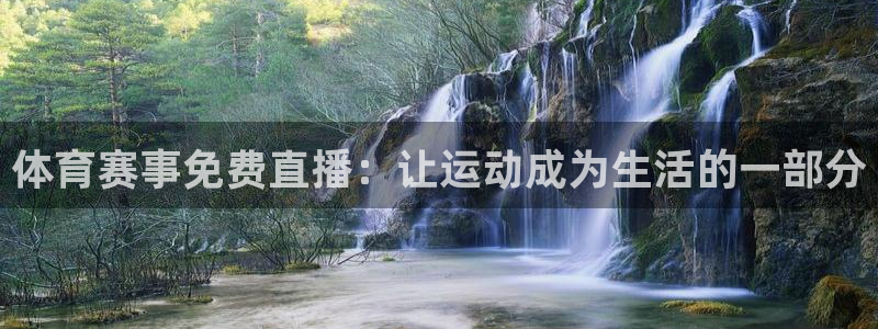 体育赛事免费直播：让运动成为生活的一部分